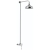 Heritage Glastonbury Exposed Mixer Shower with  Premium Fixed Riser Kit - Chrome | Thumbnail Image