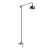 Heritage Glastonbury Exposed Mixer Shower with  Premium Fixed Riser Kit - Brushed Nickel | Thumbnail Image