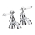 Heritage Glastonbury Bath Taps Pair - Chrome | Thumbnail Image