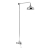 Heritage Hartlebury Exposed Mixer Shower with  Premium Fixed Riser Kit - Chrome | Thumbnail Image