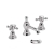 Heritage Hartlebury 3-Hole Basin Mixer Tap with Pop Up Waste - Chrome | Thumbnail Image