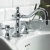 Heritage Hartlebury 3-Hole Swivel Spout Basin Mixer Tap with Pop Up Waste - Chrome | Thumbnail Image