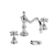 Heritage Hartlebury 3-Hole Swivel Spout Basin Mixer Tap with Pop Up Waste - Chrome | Thumbnail Image