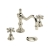 Heritage Hartlebury 3-Hole Swivel Spout Basin Mixer Tap with Pop Up Waste - Vintage Gold | Thumbnail Image