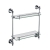 Heritage Holborn Double Glass Shelf - Chrome | Thumbnail Image