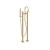 Heritage Salcombe Freestanding Bath Shower Mixer Tap - Brushed Brass | Thumbnail Image