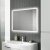 HiB Globe 60 Steam Free LED Bathroom Mirror 800mm H x 600mm W