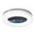 HiB Polar LED Round Ceiling Light 300mm Diameter - Chrome