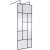 Hudson Reed Abstract Frame Wetroom Screen with Support Bars 800mm Wide - 8mm Glass