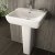 Hudson Reed Arlo Basin with Full Pedestal 550mm Wide - 1 Tap Hole | Thumbnail Image