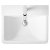 Hudson Reed Arlo Basin with Semi Pedestal 550mm Wide - 1 Tap Hole