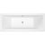 Nuie Asselby Double Ended Rectangular Bath 1800mm x 800mm - Acrylic
