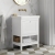 Hudson Reed Bexley Floor Standing Vanity Unit with 0TH Basin 500mm Wide - Pure White