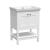 Hudson Reed Bexley Floor Standing Vanity Unit with 0TH Basin 600mm Wide - Pure White