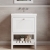Hudson Reed Bexley Floor Standing Vanity Unit with 0TH Contemporary Basin 600mm Wide - Pure White | Thumbnail Image
