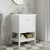 Hudson Reed Bexley Floor Standing Vanity Unit with 1TH Contemporary Basin 600mm Wide - Pure White | Thumbnail Image