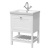 Hudson Reed Bexley Floor Standing Vanity Unit with 1TH Contemporary Basin 600mm Wide - Pure White | Thumbnail Image