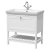 Hudson Reed Bexley Floor Standing Vanity Unit with 1TH Basin 800mm Wide - Pure White