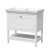 Hudson Reed Bexley Floor Standing Vanity Unit with 0TH Basin 800mm Wide - Pure White