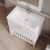 Hudson Reed Bexley Floor Standing Vanity Unit with 1TH Contemporary Basin 800mm Wide - Pure White | Thumbnail Image