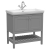 Hudson Reed Bexley Floor Standing Vanity Unit with 1TH Basin 800mm Wide - Cool Grey