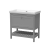 Hudson Reed Bexley Floor Standing Vanity Unit with 0TH Basin 800mm Wide - Cool Grey