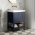 Hudson Reed Bexley Floor Standing Vanity Unit with 0TH Basin 500mm Wide - Indigo Blue