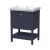 Hudson Reed Bexley Floor Standing Vanity Unit with 0TH Basin 600mm Wide - Indigo Blue