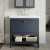 Hudson Reed Bexley Floor Standing Vanity Unit with 3TH Basin 800mm Wide - Indigo Blue