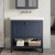 Hudson Reed Bexley Floor Standing Vanity Unit with 0TH Basin 800mm Wide - Indigo Blue