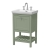 Hudson Reed Bexley Floor Standing Vanity Unit with 3TH Basin 500mm Wide - Fern Green