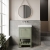 Hudson Reed Bexley Floor Standing Vanity Unit with 0TH Basin 500mm Wide - Fern Green | Thumbnail Image