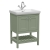 Hudson Reed Bexley Floor Standing Vanity Unit with 1TH Basin 600mm Wide - Fern Green