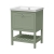 Hudson Reed Bexley Floor Standing Vanity Unit with 0TH Contemporary Basin 600mm Wide - Fern Green | Thumbnail Image
