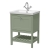 Hudson Reed Bexley Floor Standing Vanity Unit with 1TH Contemporary Basin 600mm Wide - Fern Green | Thumbnail Image
