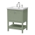 Hudson Reed Bexley Floor Standing Vanity Unit with 3TH Contemporary Basin 600mm Wide - Fern Green | Thumbnail Image