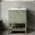 Hudson Reed Bexley Floor Standing Vanity Unit with 1TH Stone Textured Basin 600mm Wide - Fern Green | Thumbnail Image