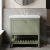 Hudson Reed Bexley Floor Standing Vanity Unit with 1TH Basin 800mm Wide - Fern Green