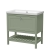 Hudson Reed Bexley Floor Standing Vanity Unit with 0TH Contemporary Basin 800mm Wide - Fern Green | Thumbnail Image