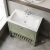 Hudson Reed Bexley Floor Standing Vanity Unit with 1TH Stone Basin 800mm Wide - Fern Green | Thumbnail Image