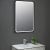Hudson Reed Black Framed Bathroom Mirror 700mm H x 500mm W