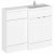 Hudson Reed Fusion RH Combination Unit with L Shape Basin - 1100mm Wide - Gloss White