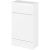 Hudson Reed Fusion Compact WC Unit with Polymarble Worktop 500mm Wide - Gloss White