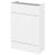 Hudson Reed Fusion LH Combination Unit with 600mm WC Unit - 1200mm Wide - Gloss White