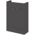 Hudson Reed Fusion Vanity Unit 600mm Wide - Gloss Grey