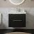 Hudson Reed Fluted Wall Hung 2-Drawer Vanity Unit with Basin 3 600mm Wide - Satin Anthracite