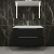 Hudson Reed Fluted Wall Hung 2-Drawer Vanity Unit with Basin 2 800mm Wide - Satin Anthracite