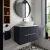 Hudson Reed Fluted 800mm 2-Drawer Wall Hung Vanity Unit with Countertop