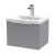 Hudson Reed Fluted Wall Hung 1-Drawer Vanity Unit with Basin 1 500mm Wide - Satin Grey