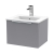 Hudson Reed Fluted Wall Hung 1-Drawer Vanity Unit with Basin 2 500mm Wide - Satin Grey
